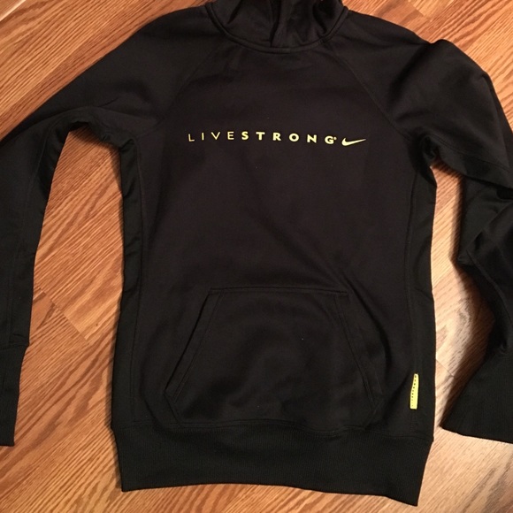 black live strong sweatshirt