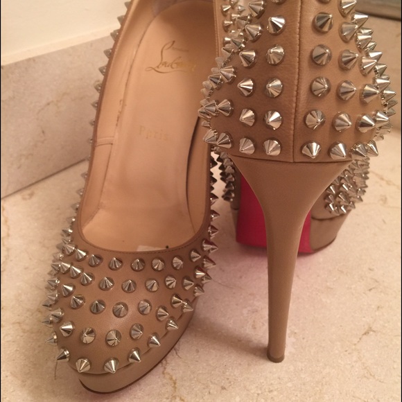 SOLD!!! Christian Louboutin Studded platform heels
