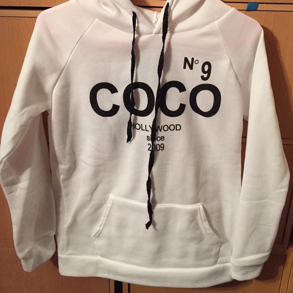 Coco white sweater hoodie