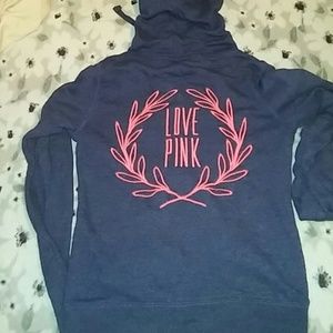 Love pink hoodie