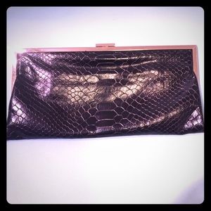 Hobo snakeskin clutch
