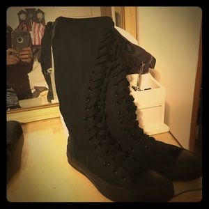 Black Converse High Tops