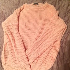 American apparel pink unisex sweater