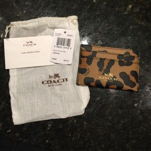 Coach card holder