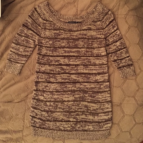 Gold-threaded Costa Blanca long sweater/dress.