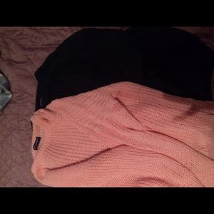 Two American apparel unisex sweaters