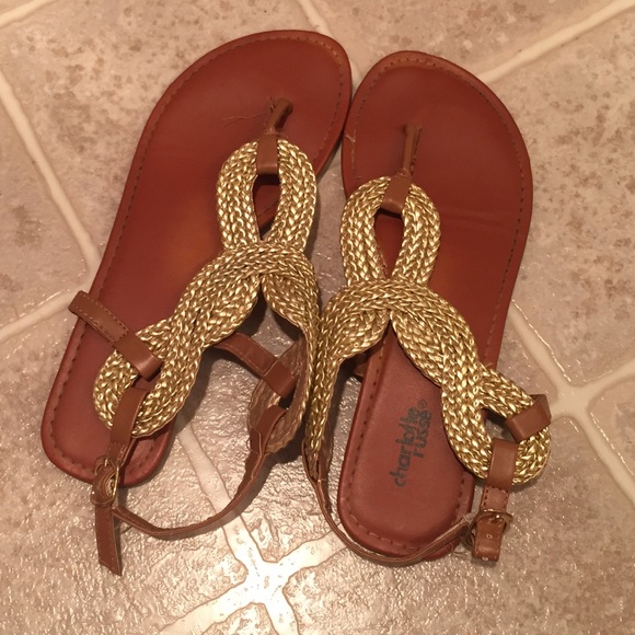CR gold braid flats