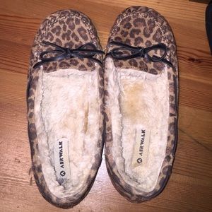 Leopard moccasins
