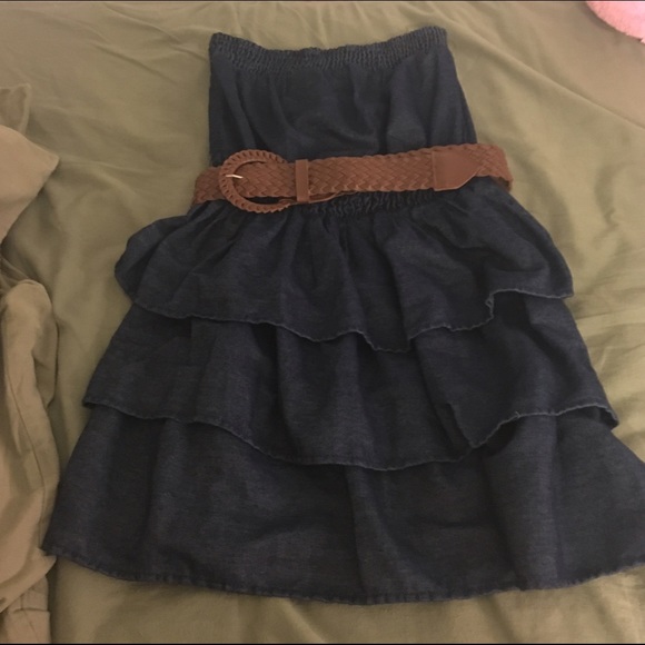Jean colored dress - Picture 1 of 2