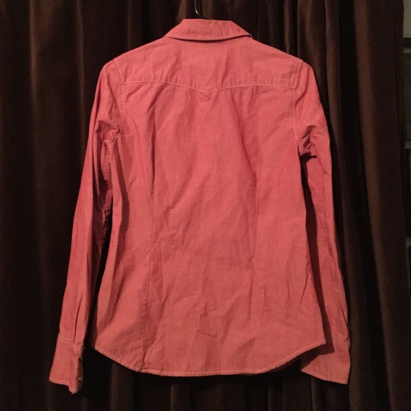 GAP Red Button Down - Picture 3 of 3