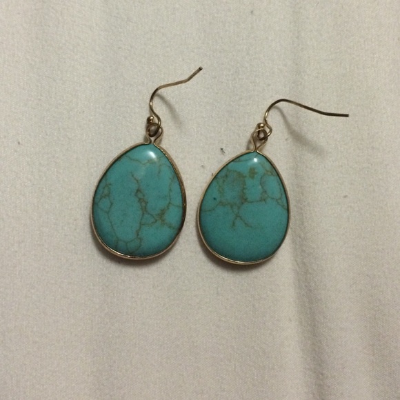 Turquoise Teardrop Earrings