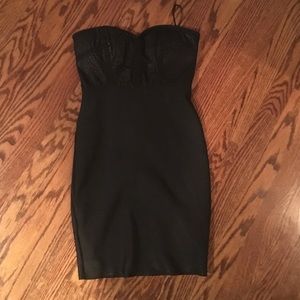 forever 21 black bodycon dress