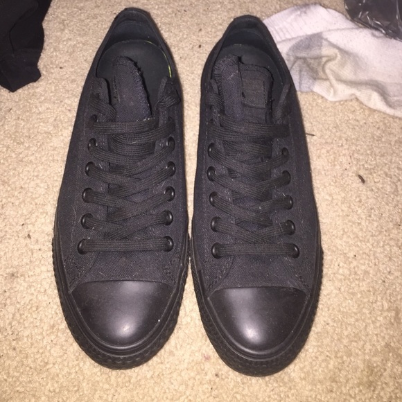 All black converse
