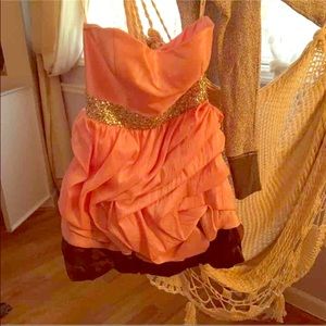 Formal pink dress