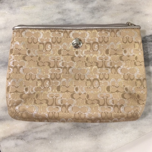 Coach makeup bag