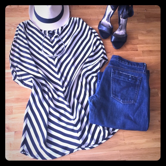 H&M Candy Stripe Blouse