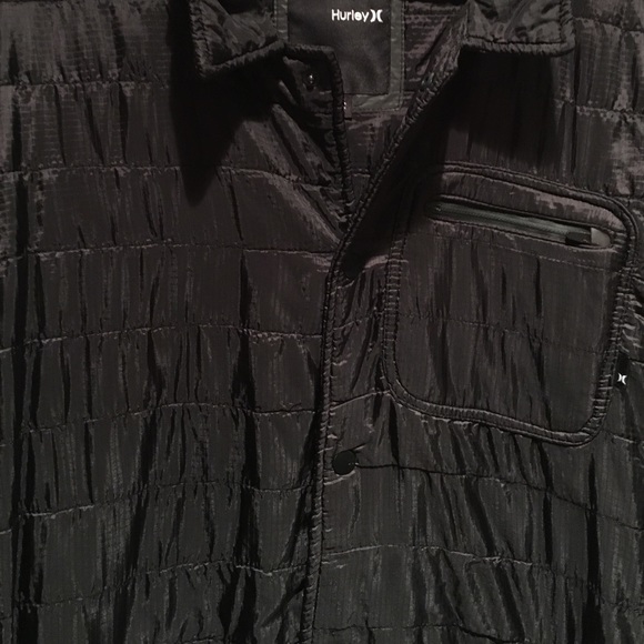 Hurley men's XL jacket  black cool looking - Picture 2 of 4