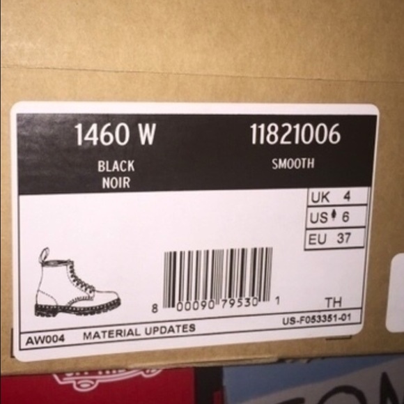 Dr.Martens 1460 Made In England Unisex Leather Boots Black  Dr. Martens