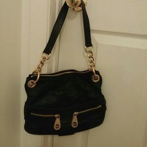 Michael Korz Black leather bag