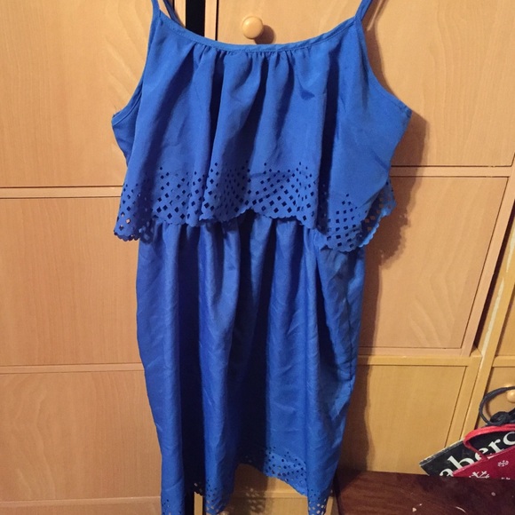 Blue sundress
