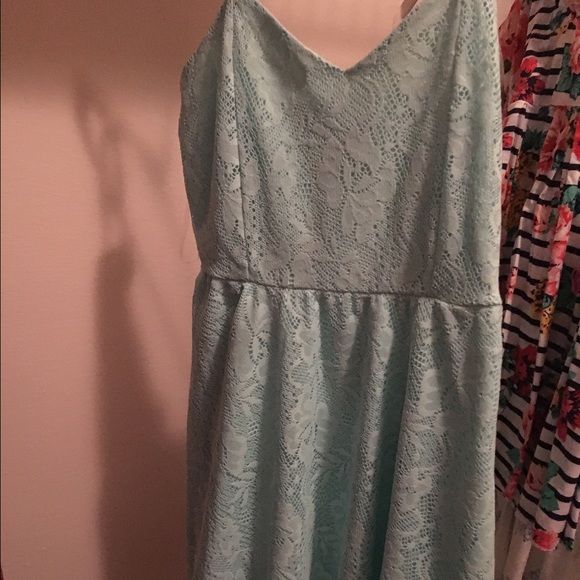 Blue dress