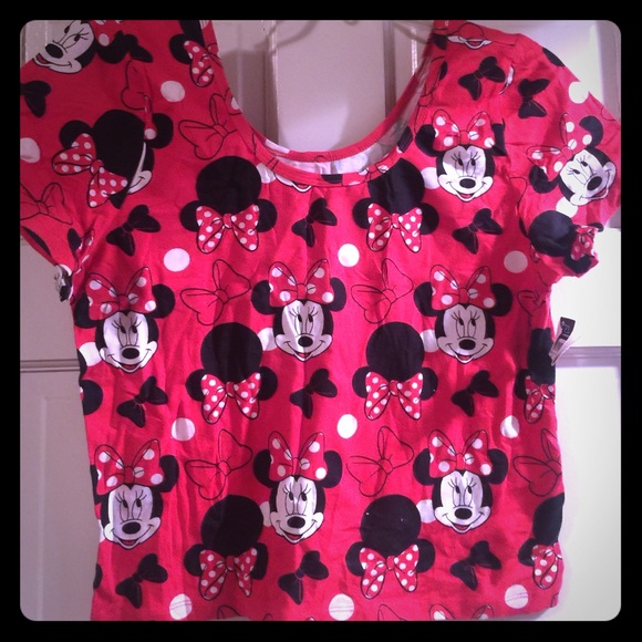 Minnie Mouse Crop Top💋❤️