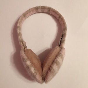 Burberry Cashmere Check Ear Muffs
