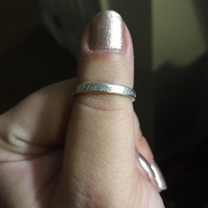 Tiffany and Co. "I Love you" ring