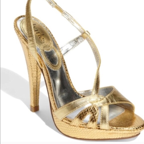 Charles Charles David Gold Pump