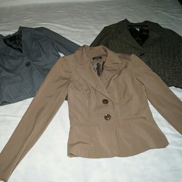 Set of three blazers