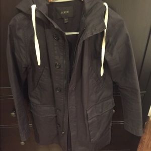 Jcrew rain jacket.