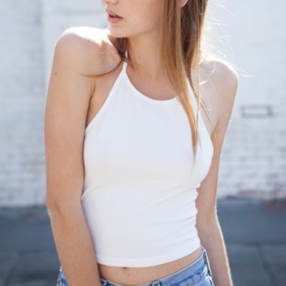 Brandy Melville White Halter
