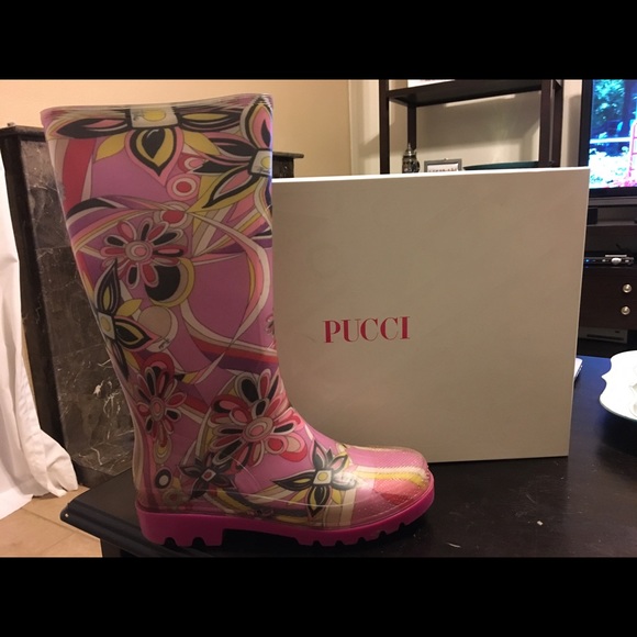 Emilio Pucci Rain Boot
