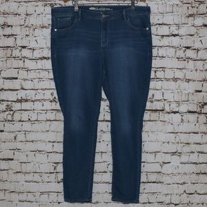 Rock Star Mid Rise Jeans Jeggings Plus Size Skinny