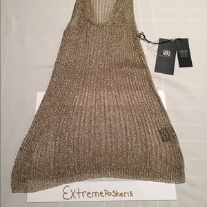 Rock and Republic gold tank top