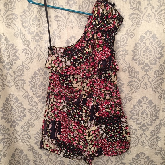 @arsbars One Shoulder Boutique Romper