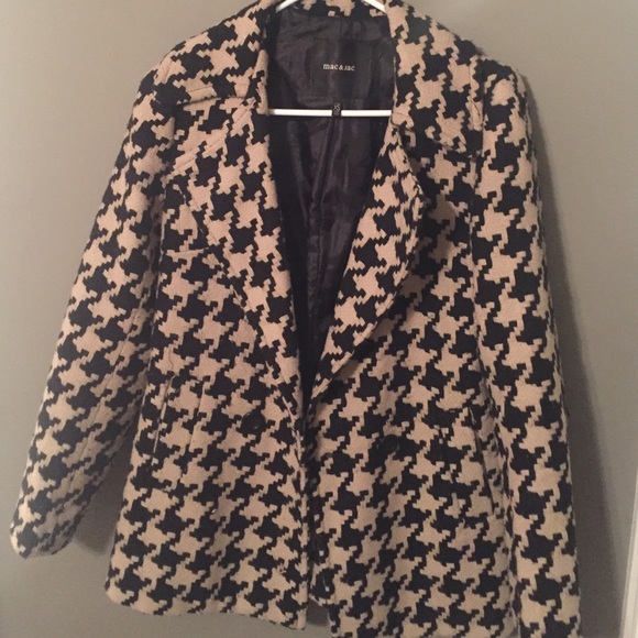 Mac and jac Jackets & Blazers - Houndstooth coat
