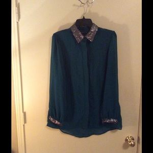 💢BUNDLE💢Sequin/Sheer Blouse