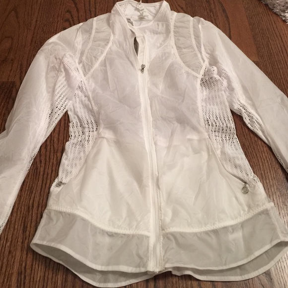 Never Worn- Awesome white Lululemon Jacket
