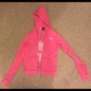 Pink Zip Up Hoodie