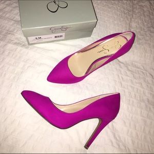 Jessica Simpson Magenta Pumps 🎀WORN ONCE🎀