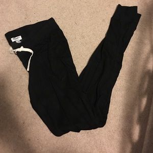 Extra long drawstring sweats