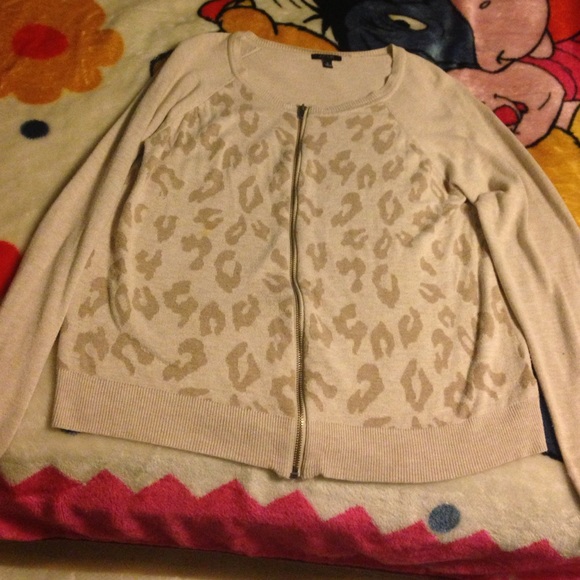 Zip up leopard cardigan - Picture 1 of 1