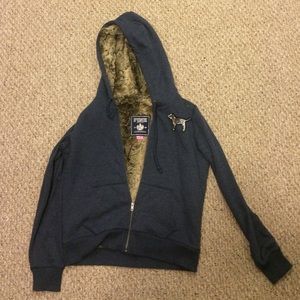 VS Pink Zip up hoodie