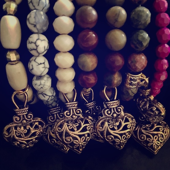 Heart Charm Bracelet