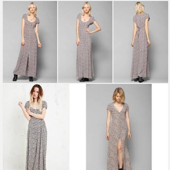 Kimchi Blue Georgina Maxi Button Down Dress