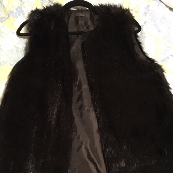 Long Faux Fur Vest