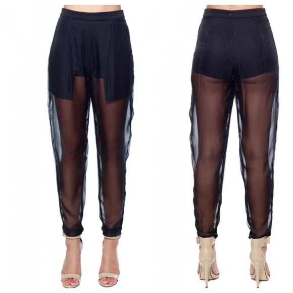 Electrified Black Pants