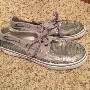 Sequin Sperrys