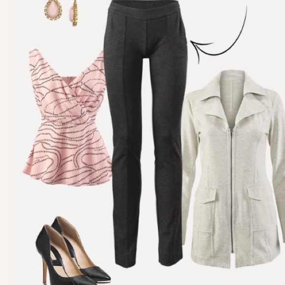 Cabi Audrey Pant Style #967 Heather Black size 4